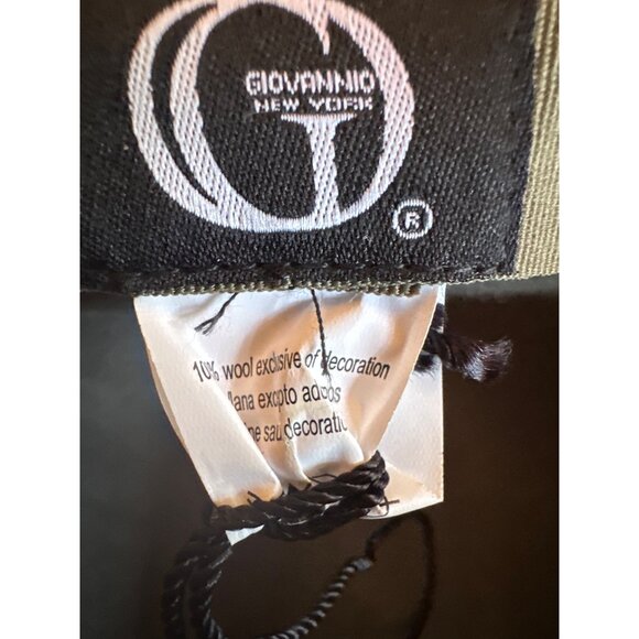 Giovannio New York 100% Wool Fedora Hat With Decorative Band - Picture 4 of 5